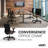 Convergence Mesh Ergonomic Task Chair, Black Frame, Bark-121642657-81753456