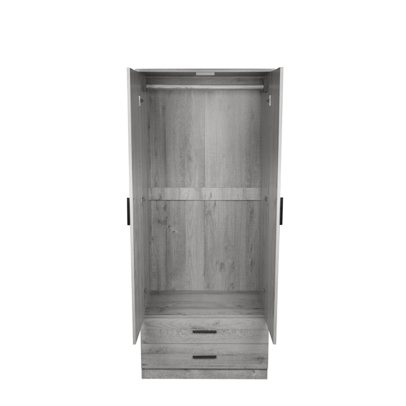 Gaimo 2 Door Manufactured Wood Wardrobe