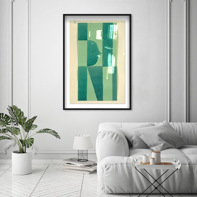 «Erickson Green Abstract» par Joss & Main - reproduction