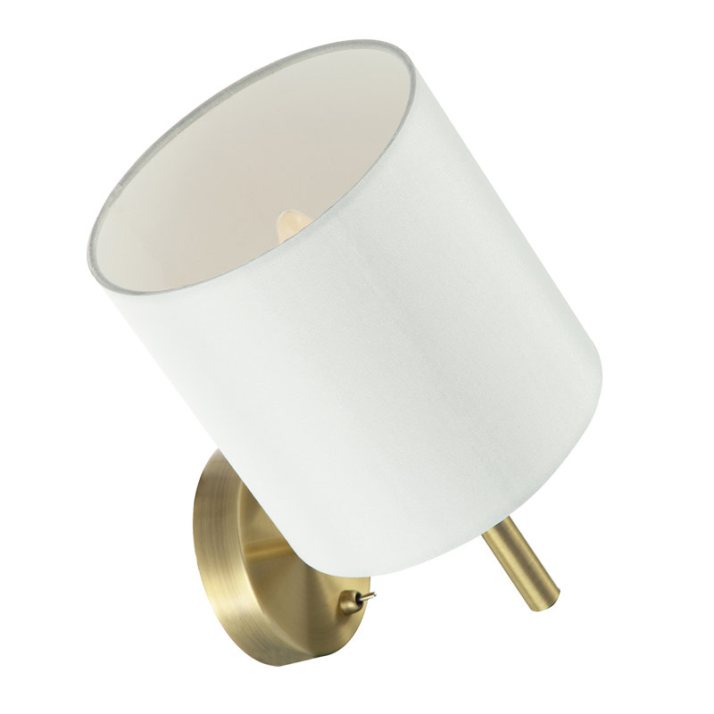 Armed Sconce, Antique Brass
