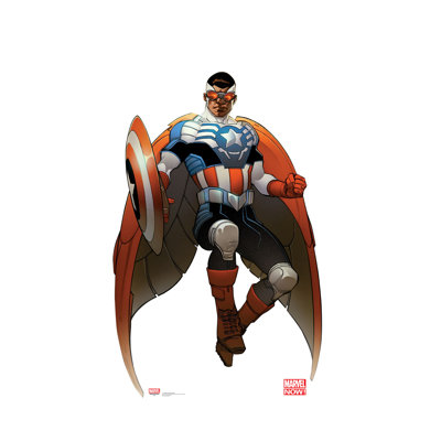 Découpage en carton all new capitaine america life Marvel Now