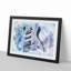 Electric Guitar in Abstract - Picture Frame Painting Print-55725495-55725496