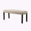 Fabric Dining Bench with Nailhead Trim-474314695
