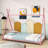 Aaliyaha Twin Size Metal Platform Bed with Triangle Structure and Slats