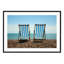 Brighton Beach Chairs - Picture Frame Photograph on Paper -74856193-87886840