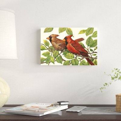 «Cardinals» par Tim Ottoole - impression sur toile tendue
