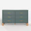 Commode double 6 tiroirs en bois robuste-1367436734