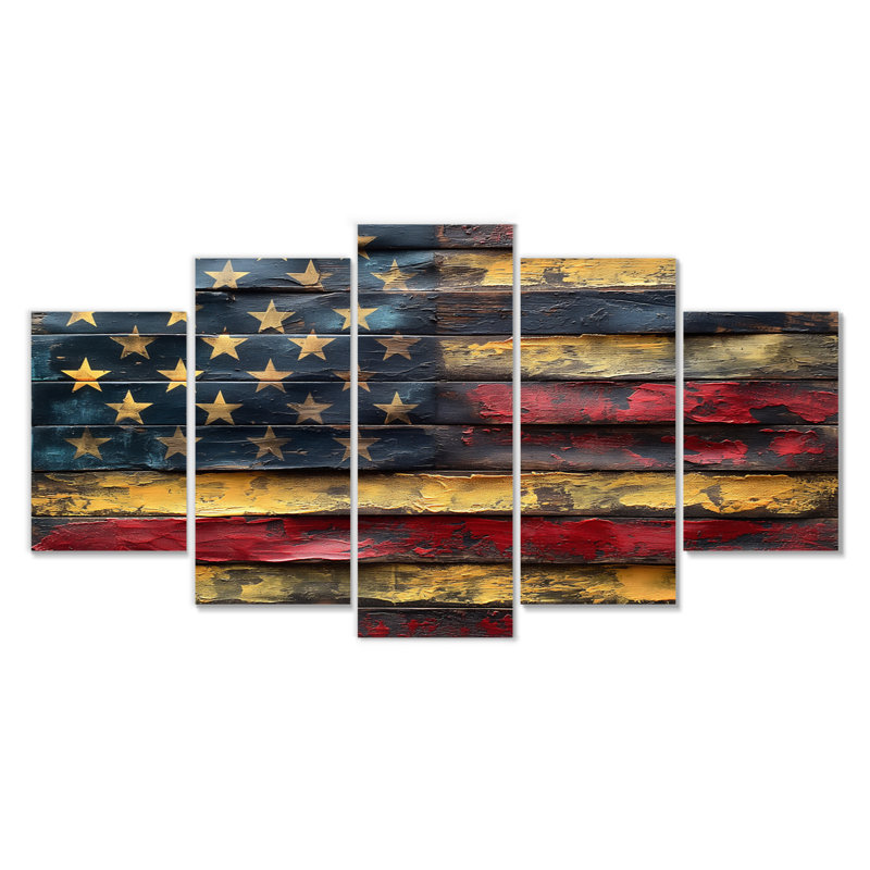 Lacurtis - Flag Canvas Art Set