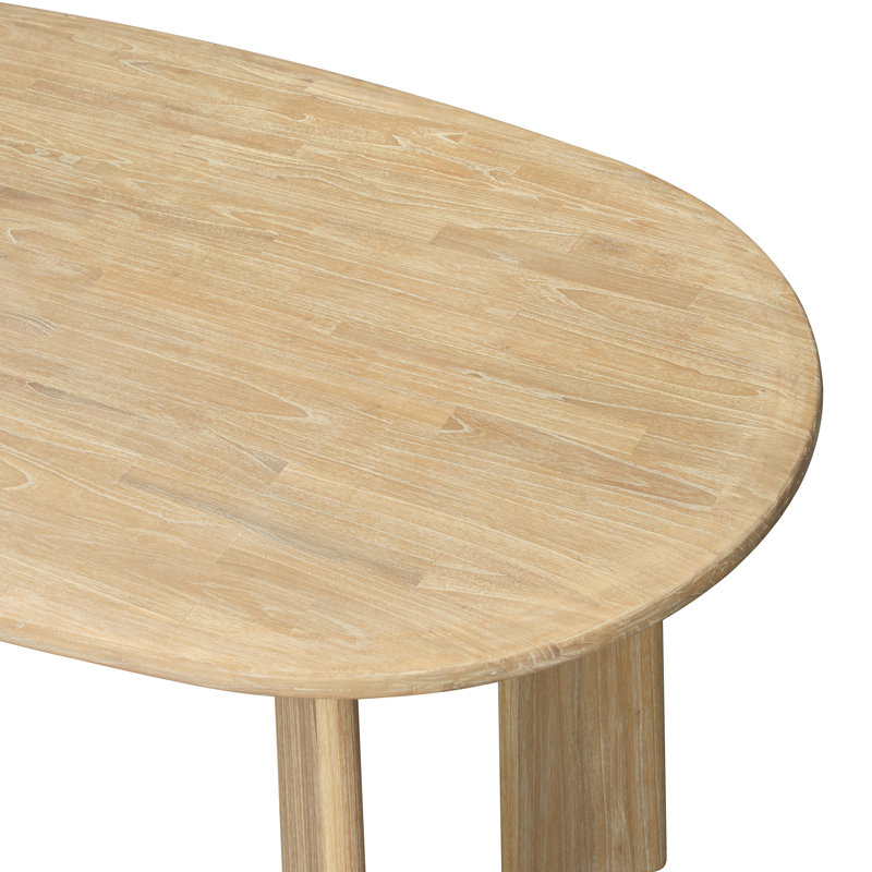 Ehrsam 78.5" Oval Dining Table, Natural
