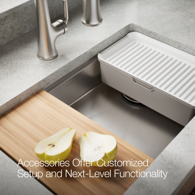 Strive® 29 In. Undermount Single-Bowl Workstation Kitchen Sink