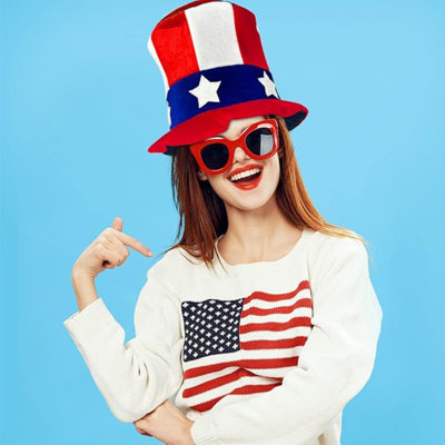 Independence Day 4th Of July Hat Costume Topper Print  Independence Day Keepsake Decoration Gift