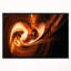 « fractal fumée texture brown », reproduction d’impression sur toile tendue encadrée-26666783