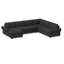 140" Wide Right Hand Facing Sleeper Corner Sectional-533891911-533891942