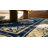Antique Peking Small Scatter Size Wool Blue Navy, Camel Rug