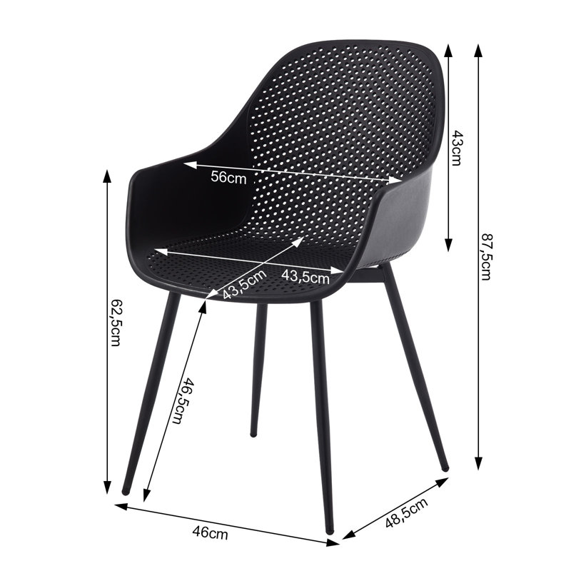 Isabela Armchair, Black