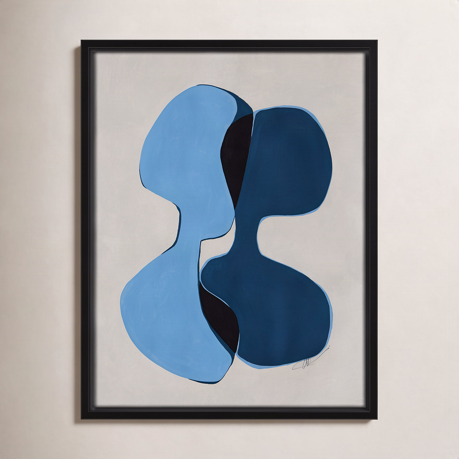 In Unity Collection "In Unity I" Print, 15.5" H x 12.5" W x 2" D, Black Framed