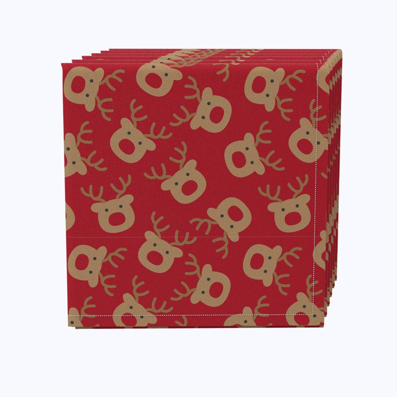 Ellana 100% Cotton No Pattern Square Napkin