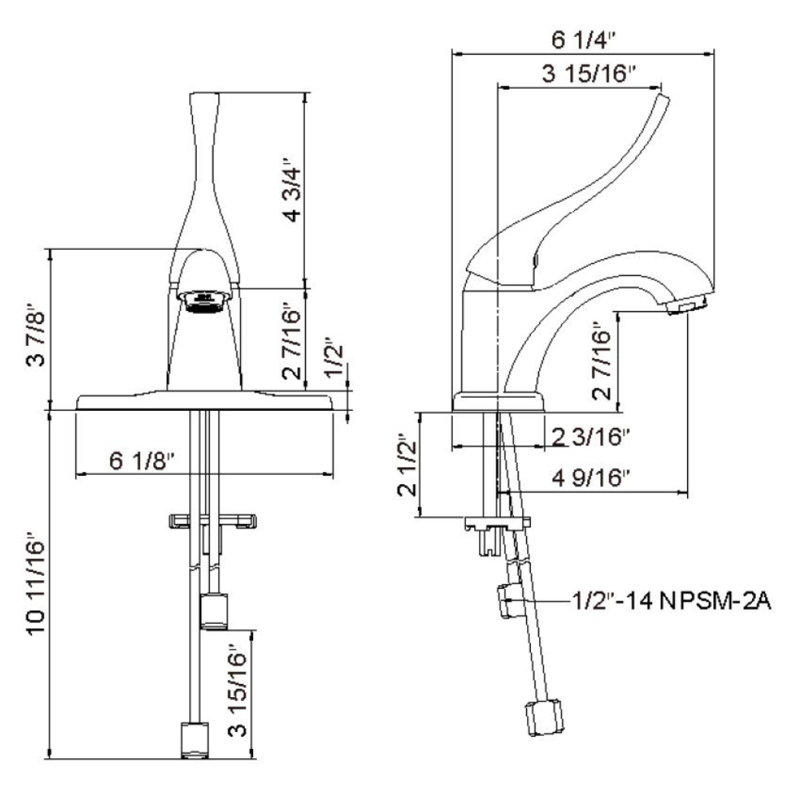Commercial Collection Single-Handle Lavatory Faucet