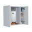 Armoire à pharmacie à double porte H 19 po, une tablette extérieure-2024688040