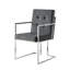 Fauteuil en velours capitonné Vannessa-36283550-36293749