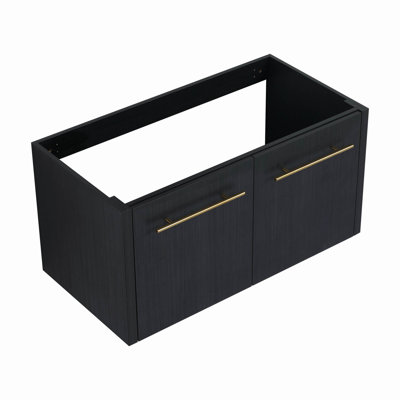 36 Inch(35 1/16") Wall-mounted Bathroom Vanity (Only the Cabinet Body, No Top Sink)