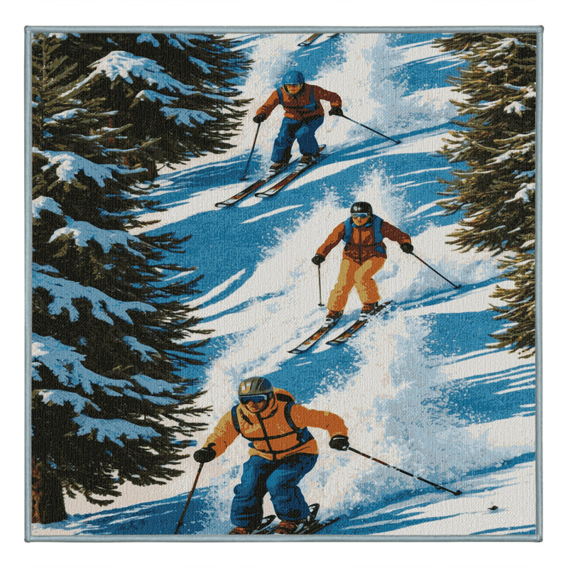 Tapis de sport lavable, Carré 4 pi