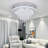 19.6" Crystal Chandeliers Crystal Ceiling Light Fixtures LED Flush Mount Light Modern Chandelier For Living Room Bedrooms Dining Room With Stepless dimming