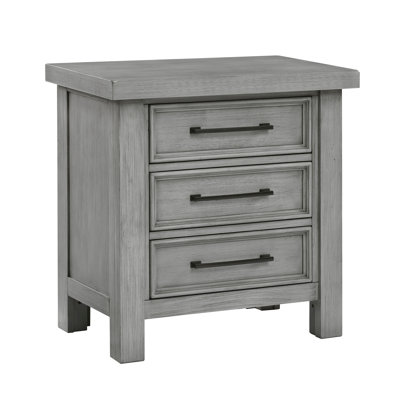 Armoire de chevet transitionnelle 3 pièces
