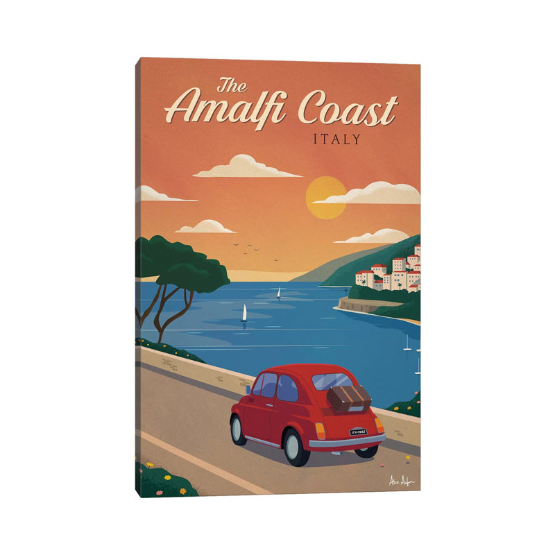 Amalfi Coast by IdeaStorm Studios - Wrapped Canvas Print, 152.5 cm H x 101.5 cm W