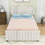 Lit tapissier simple en velours avec lit gigogne et tête de lit Eccleshall-106942834-106942831