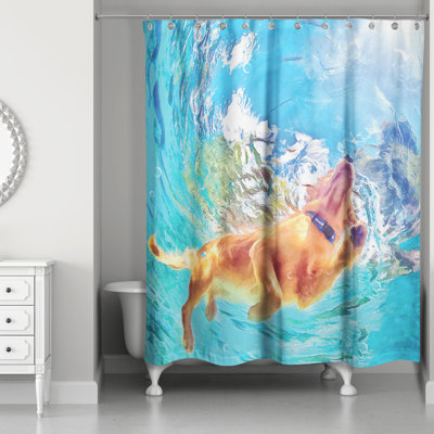 Rideau de douche simple Ziggie