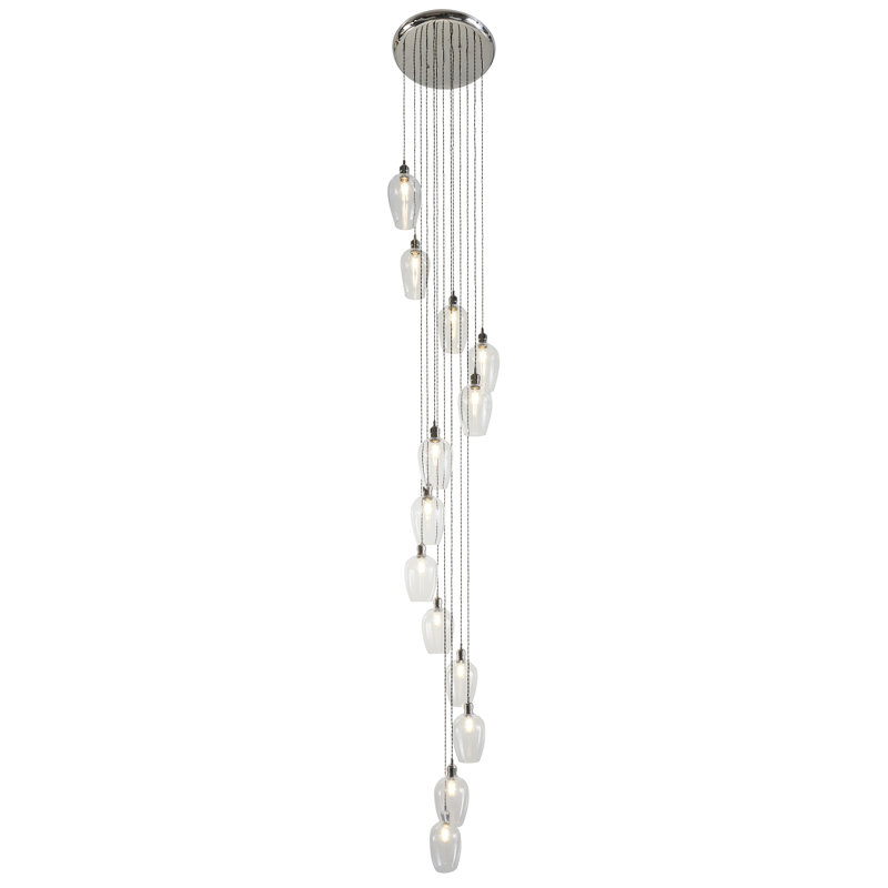 Alans 13 - Light Chandelier, Nickel