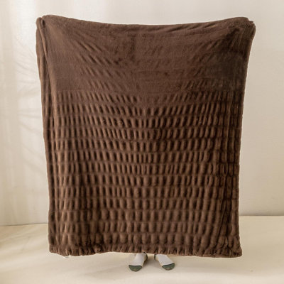 Jeté luxueux en fausse fourrure de lapin haut de gamme, méga couverture en fourrure de lapin à double face pour canapé, lit, décoration intérieure.