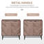 Buffet buffet, armoire de cuisine à double porte à chevrons, armoire d'appoint avec tablette réglable