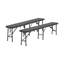 Folding Bench Folding Chair Set