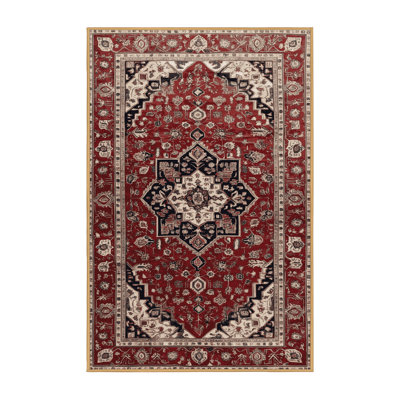 Machine Washable Persian Brown Area Rug