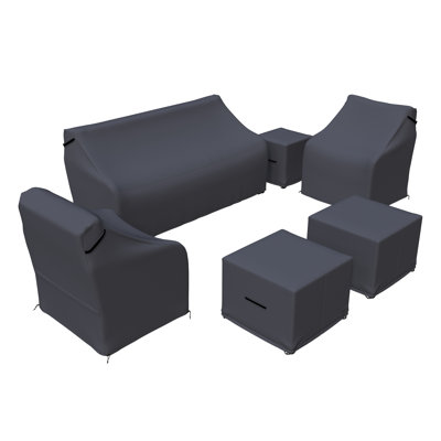 Layinsun Patio Conversation Sets Group Sectional Seating Outdoor Furniture Covers by Latitude Run
