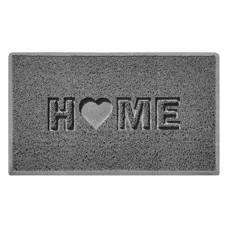 Non-Slip Doormat, Grey, 45cm W x 75cm L