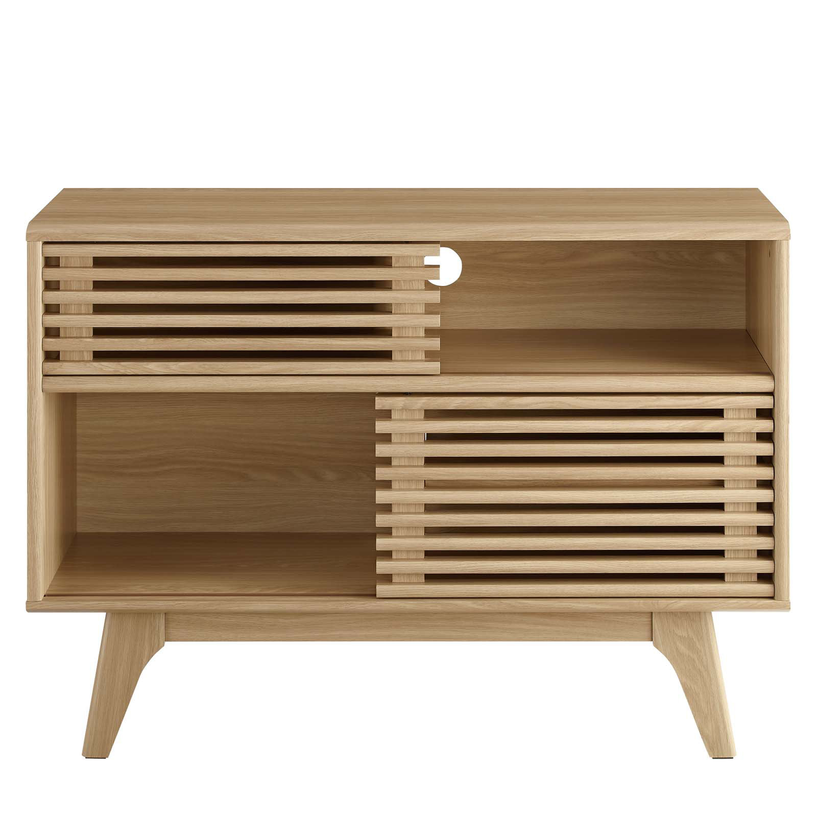 Render TV Stand, Oak