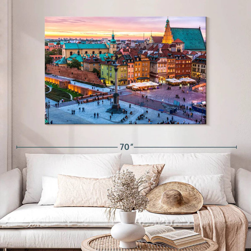 Rorry Warsaw Sunset Illumination, 34" H x 51" W