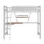 Lit en bois et panneau de fibres à densité moyenne avec bureau et tablette Loft-21230398-21230399