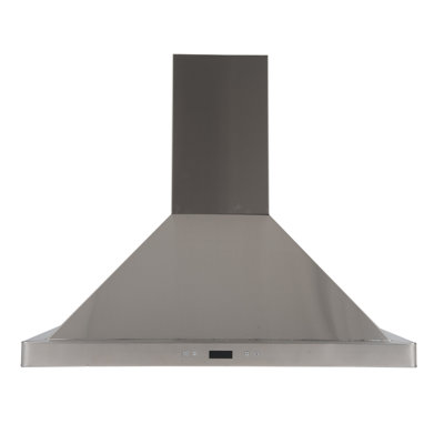 MaxAir 36" Stainless Steel 650 CFM Ducted (Vented) Wall Range Hood with Baffle Filter