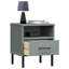 Panzino 40cm W Metal Bedside Table-267523206