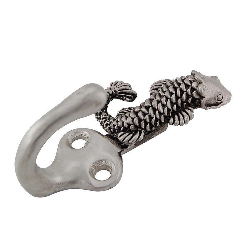 Pollino Wall Hook, Polished Silver