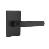 Spencer Flat Privacy (Bed & Bath) Door Lever with Rectangle Rosette