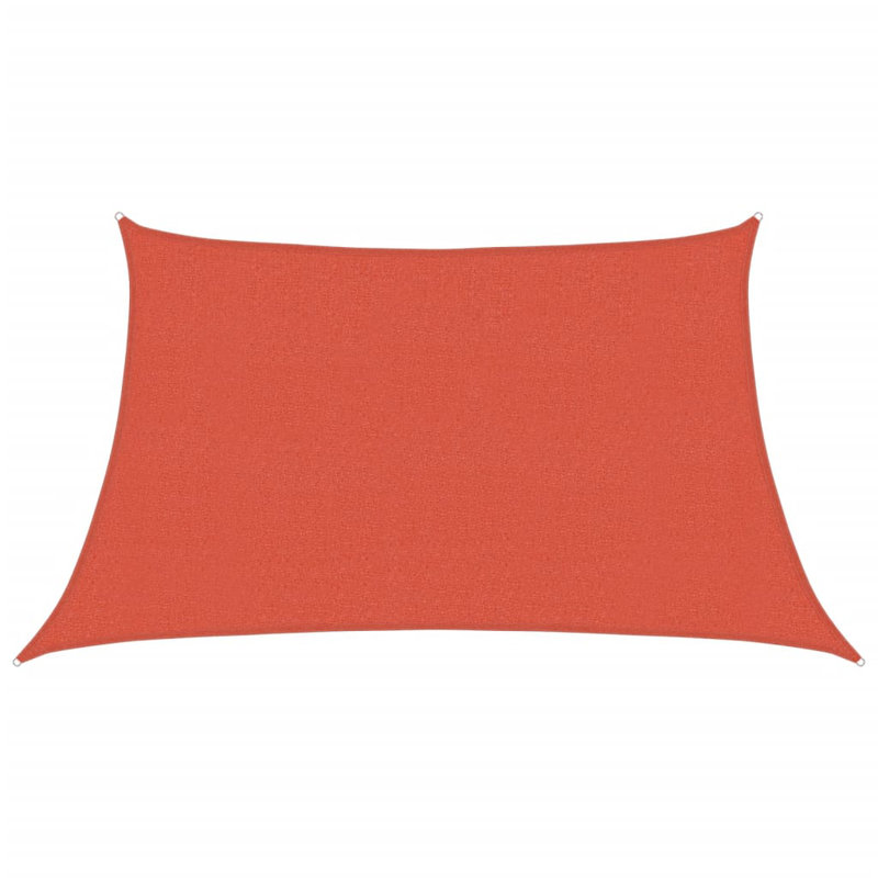 Dakota Fields Plastic Cover Retractable Freestanding Awning, Terracotta, 400cm W x 200cm D