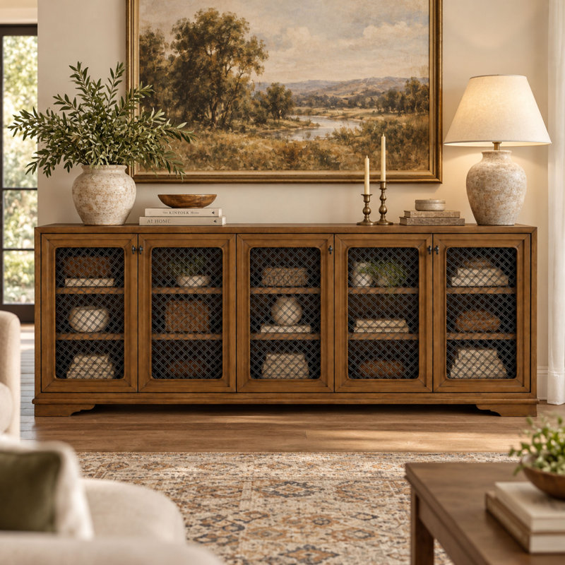 Tarrington 84" Console - Almond