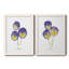 Pressed Violas I - Ensemble de 2 peintures sur toile encadrées-1514359253-1514359258