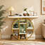 Table d'appoint, console avec tablettes