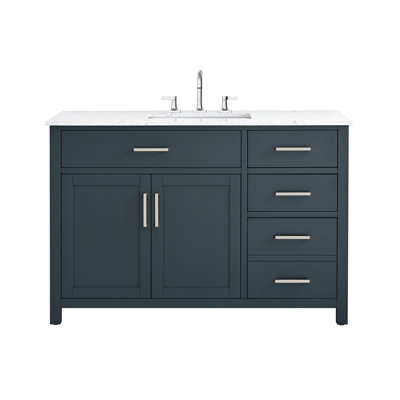 Tremolo 48" Single Bathroom Vanity With Engineered Marble Top